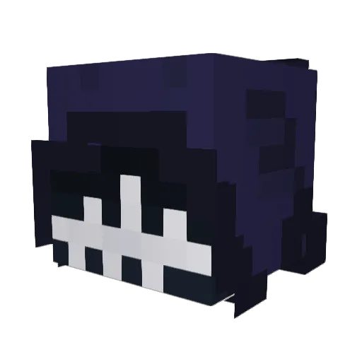 Frost2617 Minecraft avatar head, 3D render