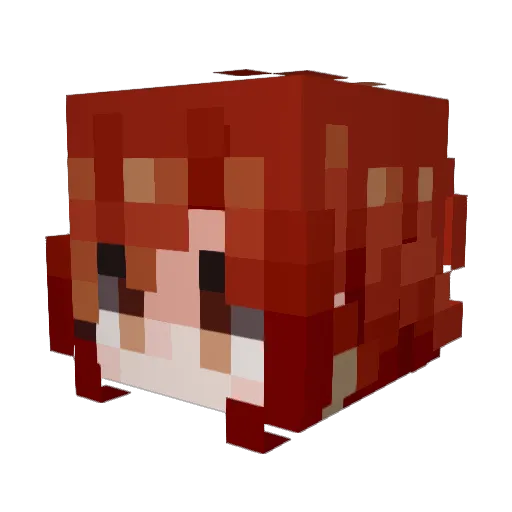 Frost32190 Minecraft avatar head, 3D render