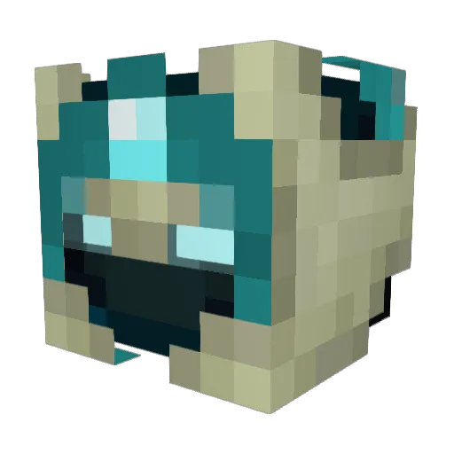 FrostBea Minecraft avatar head, 3D render