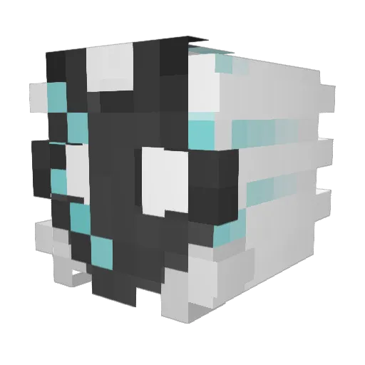 FrostBurn472 Minecraft avatar head, 3D render