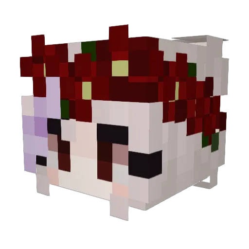 FrostCoil Minecraft avatar head, 3D render