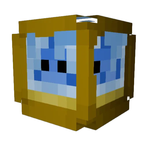 FrostDDay Minecraft avatar head, 3D render