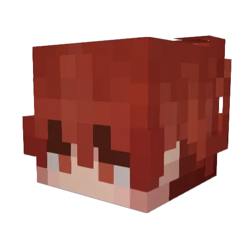 FrostDerpXD Minecraft avatar head, 3D render