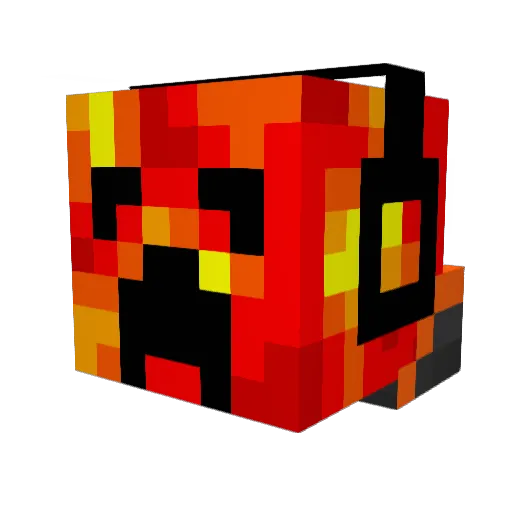FrostFireRS Minecraft avatar head, 3D render