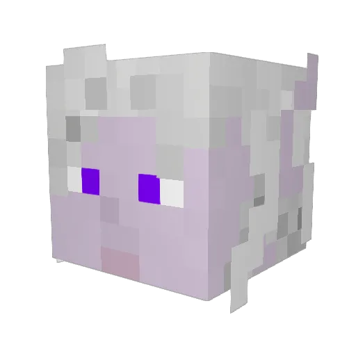 FrostFlame64 Minecraft avatar head, 3D render