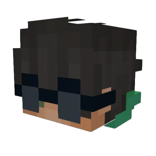 FrostFlame675 Minecraft avatar head, 3D render