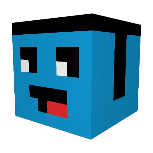 FrostFrost_ Minecraft avatar head, 3D render