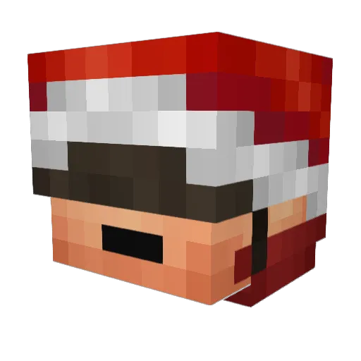 FrostGivesTeeth Minecraft avatar head, 3D render