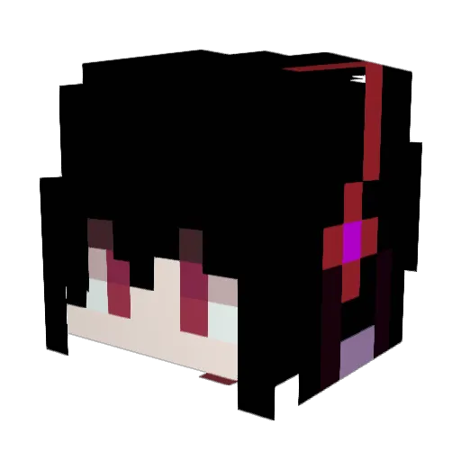 FrostNova_4ever Minecraft avatar head, 3D render