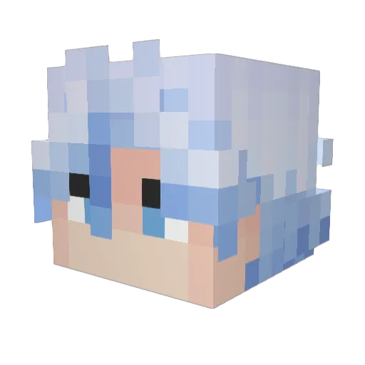 Minecraft-Avatar von FrostScout: Kopf als 3D-Render