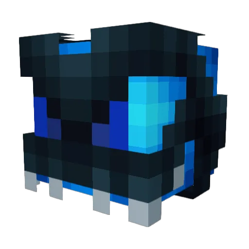FrostTheDragon Minecraft avatar head, 3D render