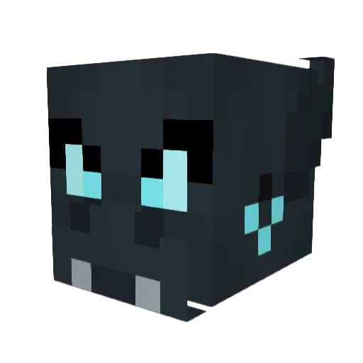 FrostWolf3556 Minecraft avatar head, 3D render