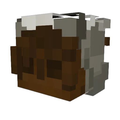 FrostWynn Minecraft avatar head, 3D render