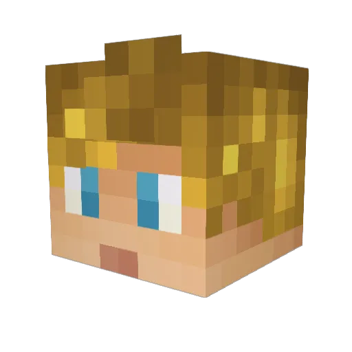 Frost_EC Minecraft avatar head, 3D render