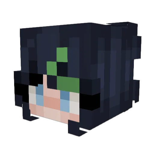 Frost_Lantern Minecraft avatar head, 3D render