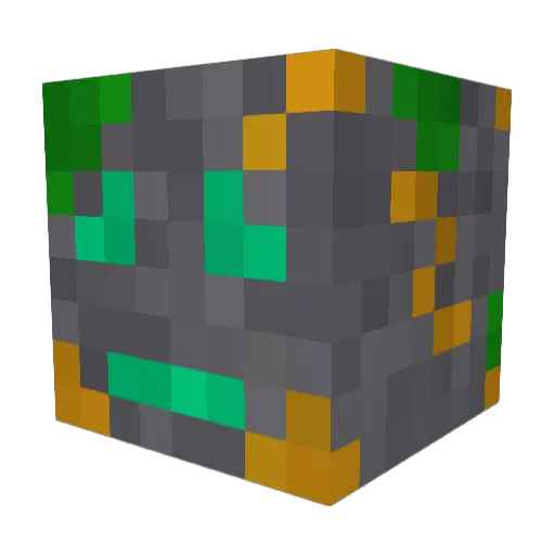Frost_Stone Minecraft avatar head, 3D render