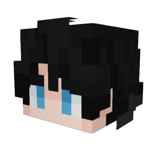 Frost_Time Minecraft avatar head, 3D render