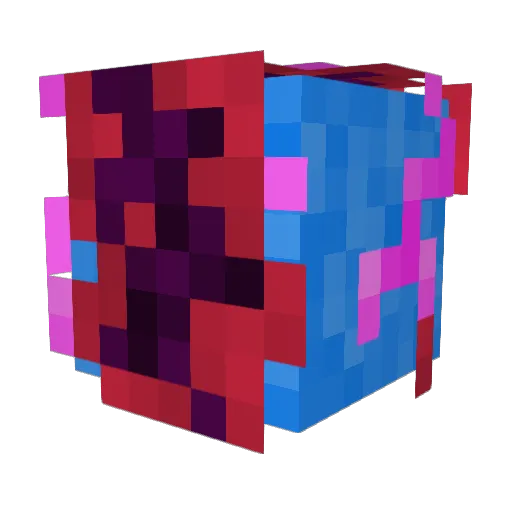 Frostbite600 Minecraft avatar head, 3D render