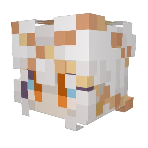 Frostbite6912 Minecraft avatar head, 3D render