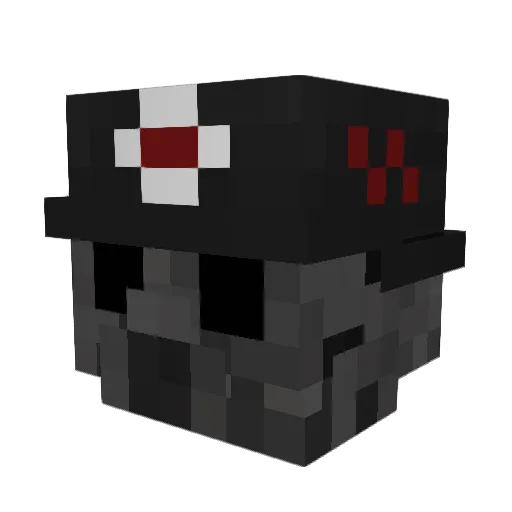 Frostbite_1703 Minecraft avatar head, 3D render