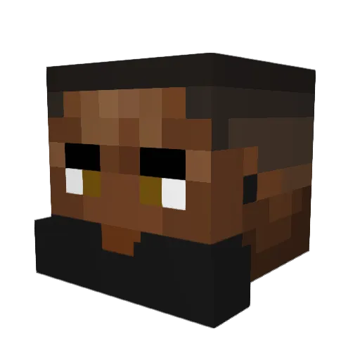 FrostedChurro123 Minecraft avatar head, 3D render