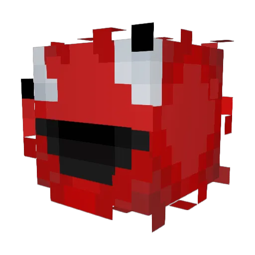 FrostedFlaek Minecraft avatar head, 3D render
