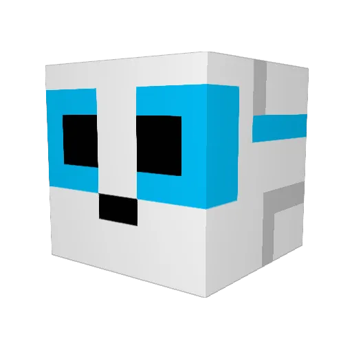 FrostedFrost7 Minecraft avatar head, 3D render