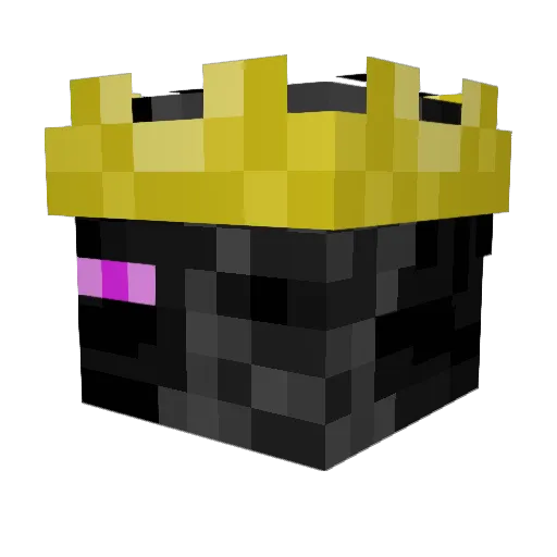 FrostedMiniM8 Minecraft avatar head, 3D render