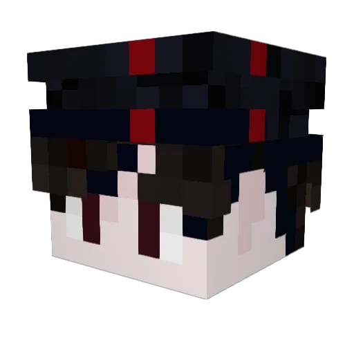 Frosted_Toast Minecraft avatar head, 3D render