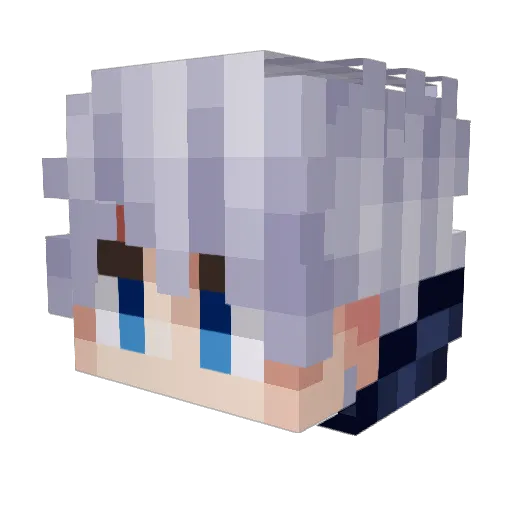 Frostehhh Minecraft avatar head, 3D render