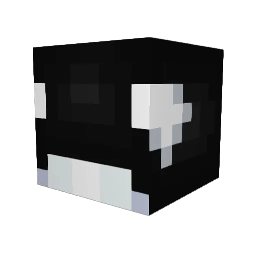 Frostey9 Minecraft avatar head, 3D render