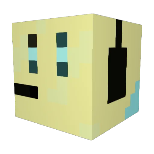 Frostfang3474 Minecraft avatar head, 3D render