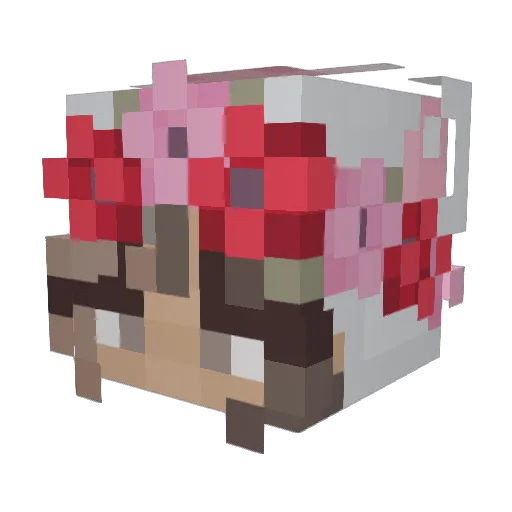 Frosth3art Minecraft avatar head, 3D render