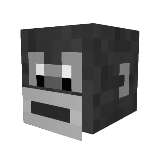 Frostinhooo Minecraft avatar head, 3D render