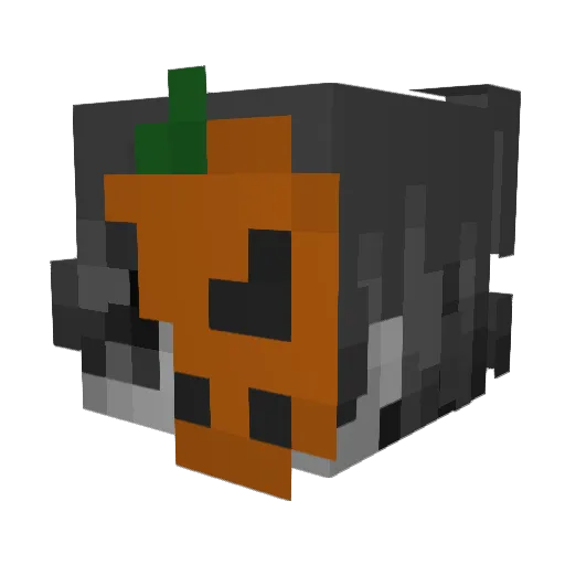 Frostivn Minecraft avatar head, 3D render