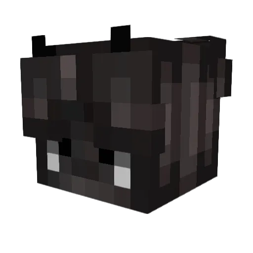 Frostlight_m4a Minecraft avatar head, 3D render