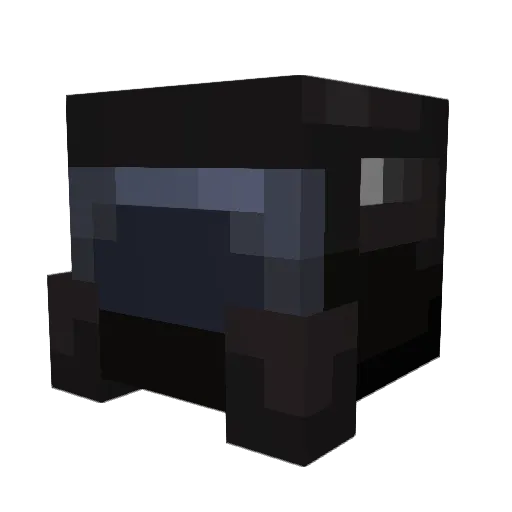 Frostshape Minecraft avatar head, 3D render