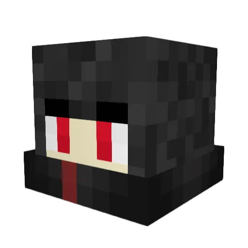 Frostsheathe Minecraft avatar head, 3D render