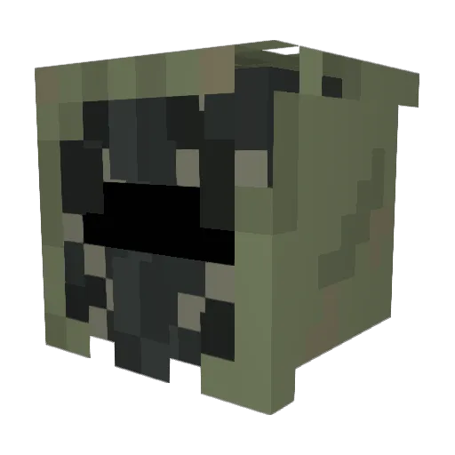 FrostssBane Minecraft avatar head, 3D render