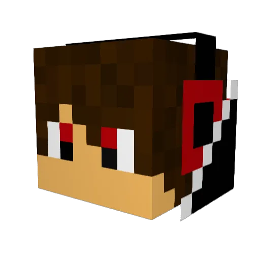 Frosty1020 Minecraft avatar head, 3D render