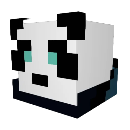 Frosty2001 Minecraft avatar head, 3D render