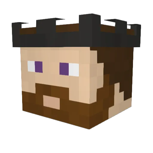 Frosty6861 Minecraft avatar head, 3D render