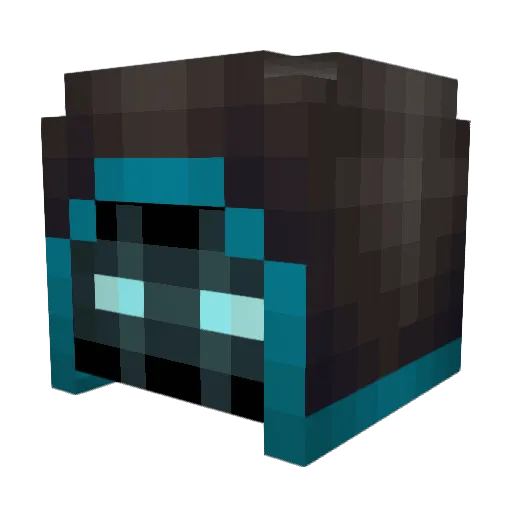 FrostyArchmage Minecraft avatar head, 3D render