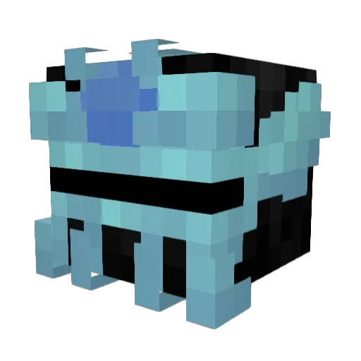 FrostyBlade2304 Minecraft avatar head, 3D render