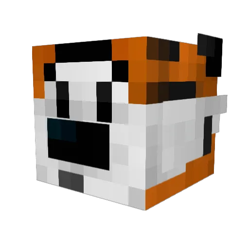 FrostyDubstep Minecraft avatar head, 3D render