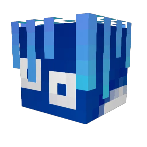 FrostyFakeFamer Minecraft avatar head, 3D render