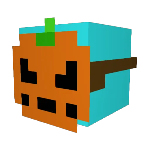 FrostyFlame_ Minecraft avatar head, 3D render