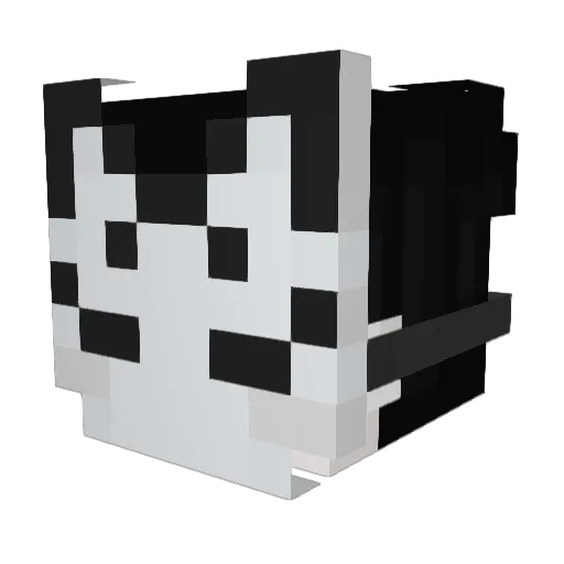 FrostyGtr Minecraft avatar head, 3D render