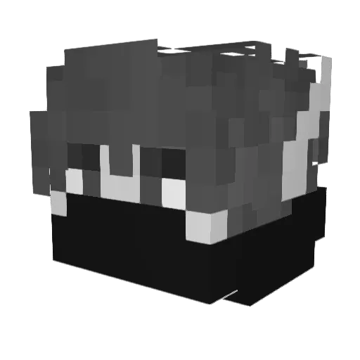 FrostyLeKiwi Minecraft avatar head, 3D render