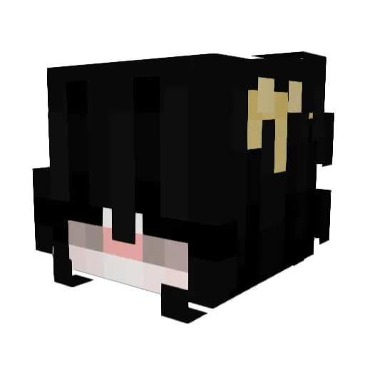 FrostyMine Minecraft avatar head, 3D render
